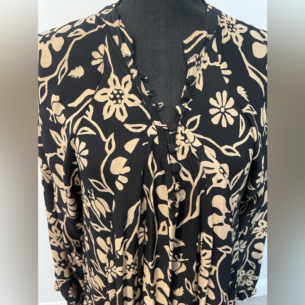 Natalie Martin fiore maxi dress, size xs, silk.